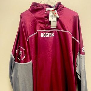 Adidas 3XL Maroon Texas A&M Pull Over